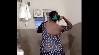 Big asss swathi naidu wearing dress after bath Video