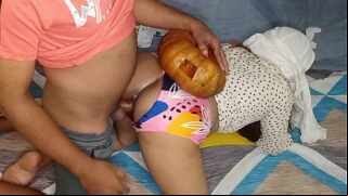 Dehati man fucking hot sali in doggy style Video