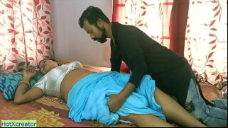 Telugu hot sexy maid having sex with house owner son Video